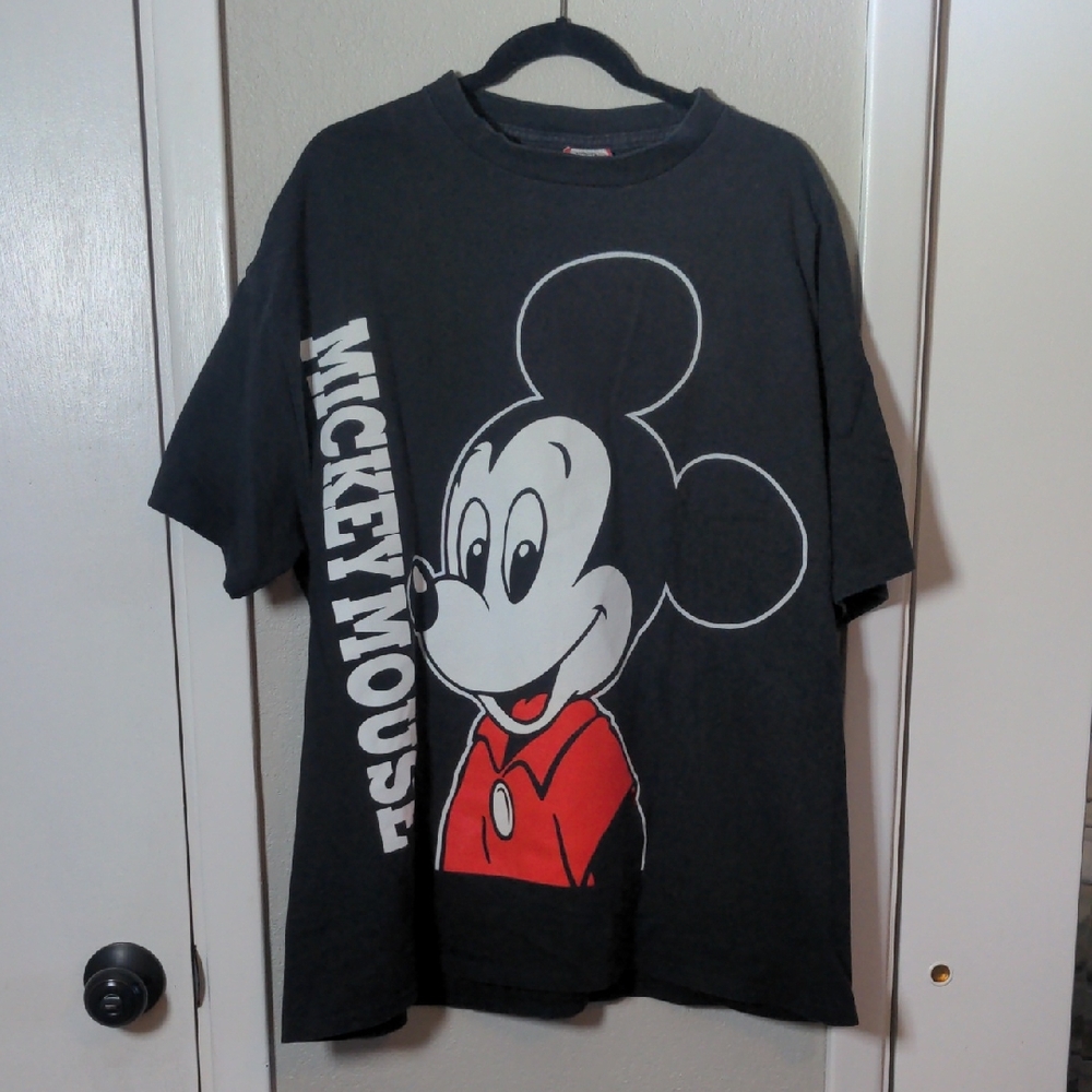 VTG Vintage Disney Mickey Mouse T-Shirt Men XXXXL Front and Back Graphic